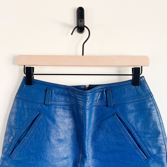 Super Rare Vintage 45RPM Studio Leather Skirt Made In Japan - Picture 2 of 8